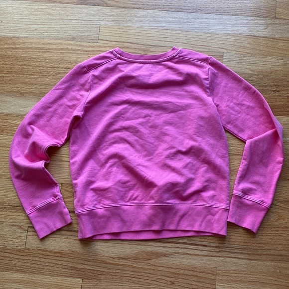 Athletic Works Girls‎ Lightweight Sweatshirt Hot Pink Thumbholes Kangaroo Pocket - Picture 6 of 6